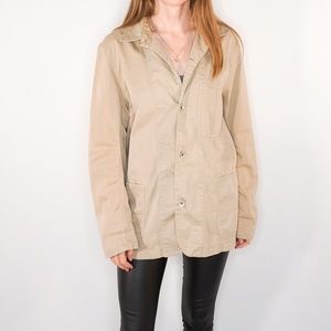 JACK SPADE Bleecker Street Khaki Button Jacket
